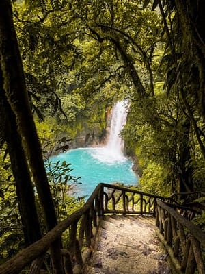 Rio Celeste - Costa Rica Wasserfälle